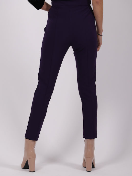 Twenty 29 13382 Women's Fabric Trousers Purple 21066756588