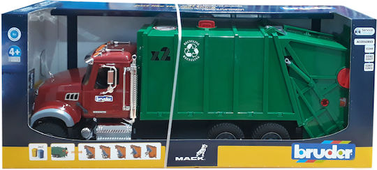Bruder Camion De Gunoi Mack Scara 1:16 Pentru 3+ Ani
