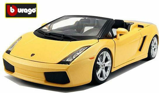 Bburago Lamborghini Gallardo Spyder Car Scale 1:18 For Ages 3+