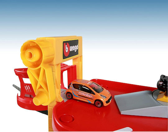Bburago Street Fire Parking Playset Garage Scale 1:43 for Ages 3+