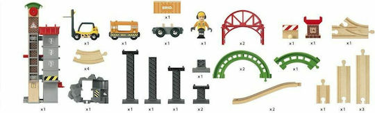Brio Toys Комплект Lift & Load Warehouse Писта За 3+ Години
