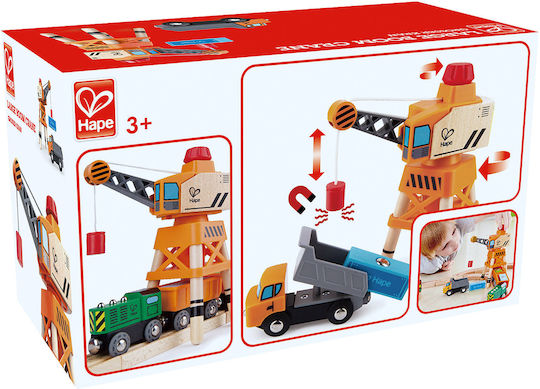 Hape Large Boom Crane for 3+ Years Old