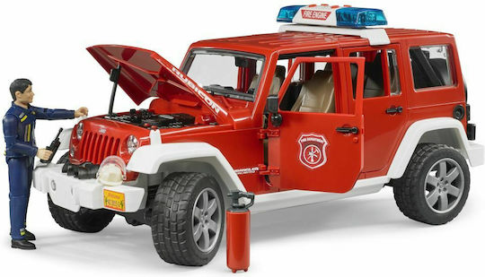 Bruder Jeep Wrangler Unlimited Rubicon Fire Engine Car 1:16 Fire Truck For 3+ Years