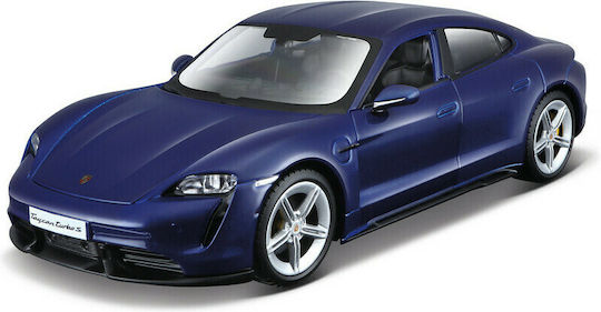 Bburago Αυτοκινητάκι Porsche Taycan Turbo S - Blue 1:24 για 3+ Ετών