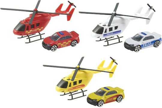 AS Teamsterz Emergency Response Set with Helicopter for 3+ years+ Years (Various Designs) 1pc