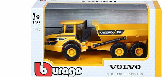 Bburago Construction Volvo A25G Φορτηγό 1:50 για 3+ Ετών