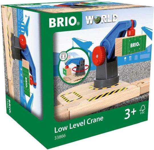 Brio Toys Low Level Crane από Ξύλο 2τμχ