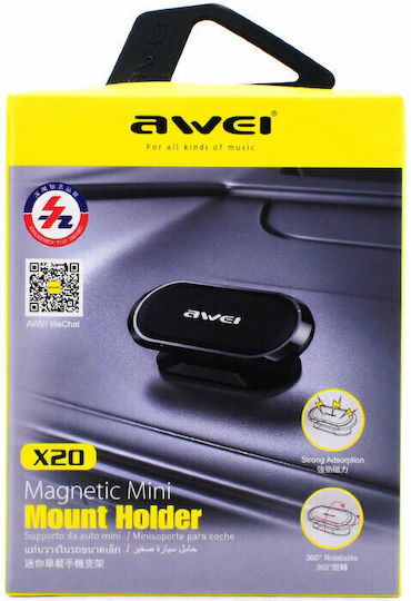Awei Car Mobile Mount with Magnet Black