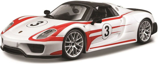 Bburago Porsche 918 Weissach Αυτοκινητάκι 1:24 για 3+ Ετών
