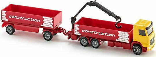 Siku Construction Lorry with Trailer Φορτηγό 1:87 για 3+ Ετών