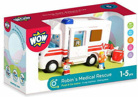 WoW Toys Robin's Medical Rescue Αυτοκινητάκι Ασθενοφόρο