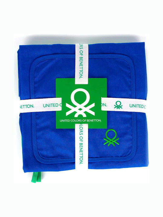 Benetton Rainbow Apron with Oven Mitt and Potholder Blue 3pcs