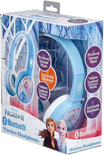eKids Frozen 2 Ασύρματα / Ενσύρματα Παιδικά Over Ear Ακουστικά Γαλάζια