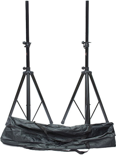 Metro SSPACK03 Tρίποδα Ηχείων PA ύψους 125-185cm σε Μαύρο Χρώμα
