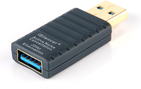 iFi Audio Isilencer Plus USB-C to USB-A Filter / Isolator Μαύρο