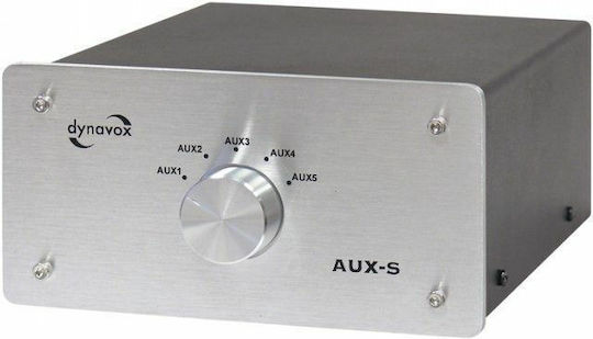 Dynavox AUX-S Audio Selector Switch Ασημί