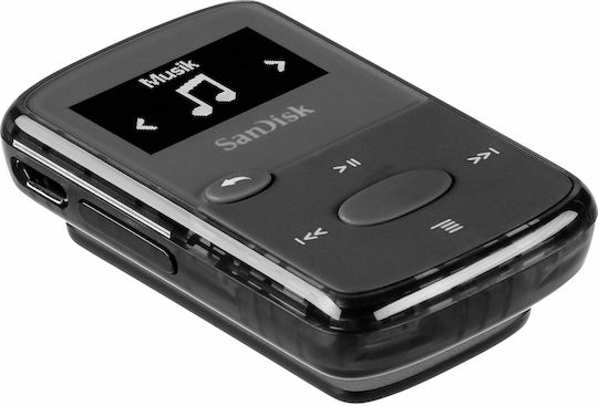 Sandisk Clip Jam MP3 плейър (8GB) с Екран OLED 0.96" Черен
