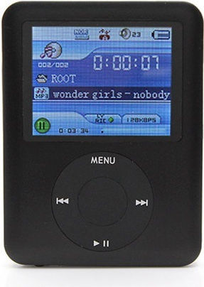 BT-P203 MP3 Player with TFT Screen 1.8" Black