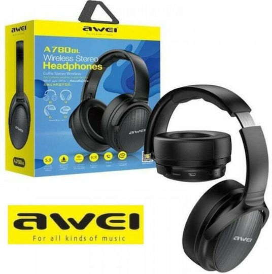 Awei A780BL Fără fir / Cu fir Over Ear Căști cu Radio cu 15 ore de Funcționare Negre