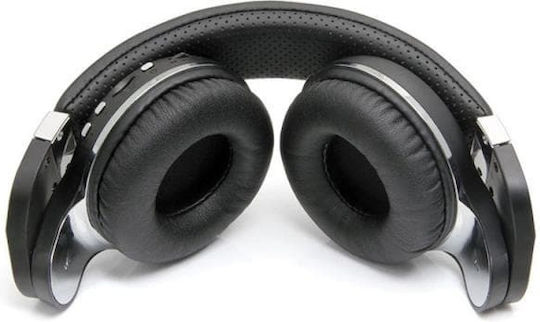 Bluedio T2 Plus Turbine Fără fir / Cu fir On Ear Căști cu Radio cu 40 ore de Funcționare Negre