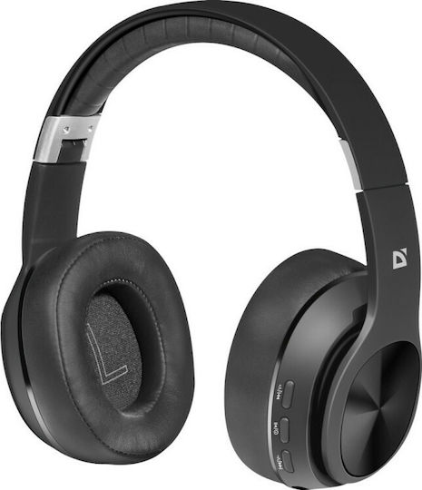 Defender Freemotion B540 Ασύρματα Bluetooth Over Ear Ακουστικά με Ραδιόφωνο με 10 ώρες Λειτουργίας Μαύρα