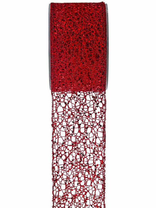 Iliadis Christmas Ribbon Red 900x7cm 1pc