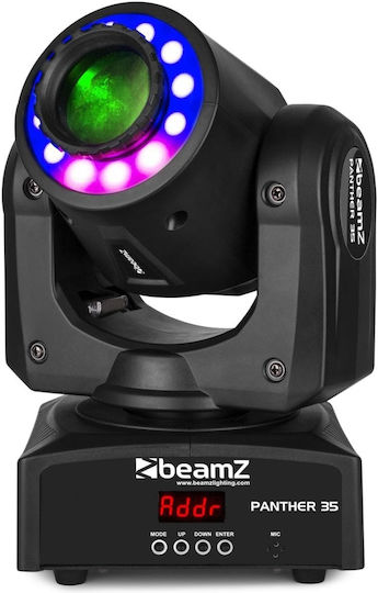 BeamZPro Lumina în mișcare Spot LED DMX cu Cap Robotic Panther 35 RGB