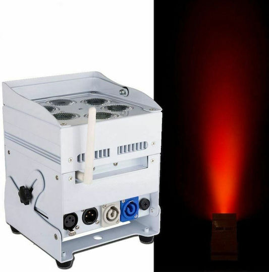 Jb Systems Φωτορυθμικό LED Accu Color White RGBWA