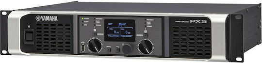 Yamaha PX5 PA Power Amplifier 2 Channels 800W/4Ω 500W/8Ω with Cooling System Black