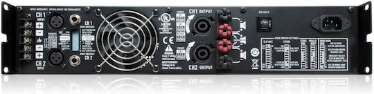 QSC RMX 850a PA Power Amplifier 2 Channels 282W/4Ω 185W/8Ω with Cooling System Black