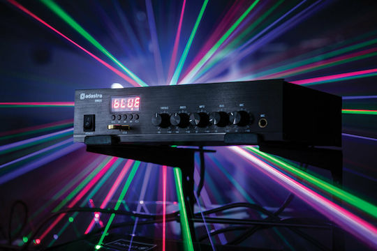Adastra DM25 Integrat Amplificator comercial 25W/100V și Conexiuni USB/FM/Bluetooth în Gri Culoare