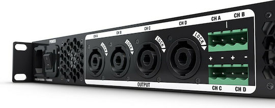 LD Systems Curv 500 IAMP Τελικός Ενισχυτής PA 4.0 Καναλιών 240W/4Ω 120W/8Ω