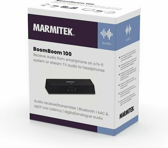 Marmitek Boomboom 100 Receptor Bluetooth 4.1 Transmițător cu Port De Ieșire USB