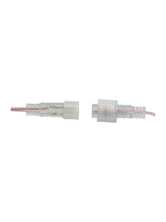 8 Lights LED 2.5m. x 50cm Cold White type Meteor 1pcs