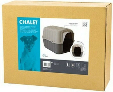 M-Pets Hundehaus Kunststoff Außenbereich Gray 61.6x85.3x57cm