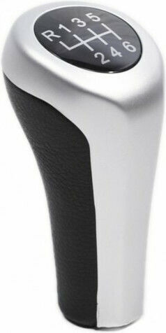 Carman Shift Knob Ταχυτήτων 6 Ταχυτήτων for BMW E60 BMW Silver