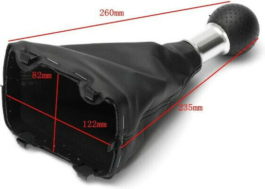 Carman Shift Knob Six-Speed Bubble Shift Knob for Audi A3 2000-2003 Black