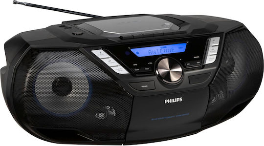 Philips AZB798T Преносима Аудиосистема с Bluetooth CD USB Радио Черен