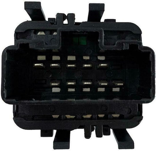 NTY Fensterheberschalter Auto für Renault Clio II 10pin Schwarz