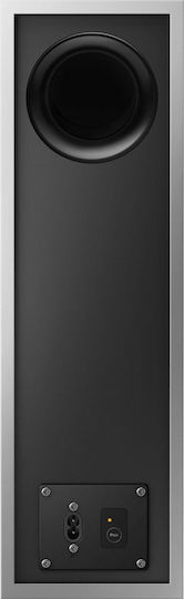 Philips TAB6405 Soundbar 2.1 Bluetooth und HDMI 140W mit kabellosem Subwoofer und Fernbedienung Silber