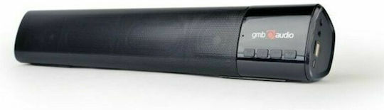 Gembird SPK-BT-BAR400-01 Bluetooth Speaker 10W with Radio and Battery Life up to 4 hours Black