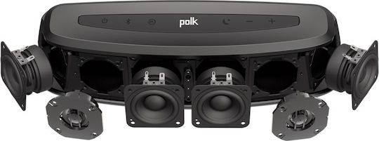 Polk Audio MagniFi Mini Soundbar 5.1 Bluetooth, HDMI și Wi-Fi 150W cu Telecomanda Negru