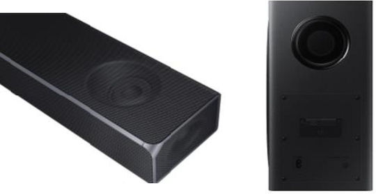 Samsung HW-Q80R Soundbar 5.1.2 Bluetooth, HDMI και Wi-Fi 370W με Ασύρματο Subwoofer και Τηλεχειριστήριο Μαύρο