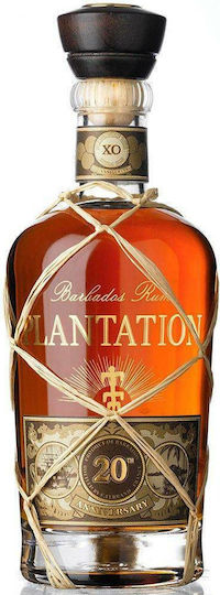 Plantation Rum Compoziție cu Pahare 20th Anniversary Rum 700ml cu 2 pahare de servire