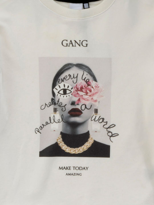 Gang Kids Blouse Long Sleeve Ecru