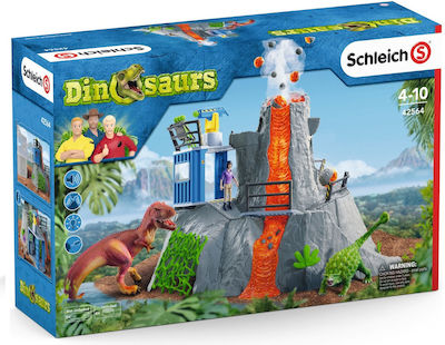 Schleich-S Παιχνίδι Μινιατούρα Ηφαίστειο Αρχηγείο Εξερεύνησης για 4+ Ετών