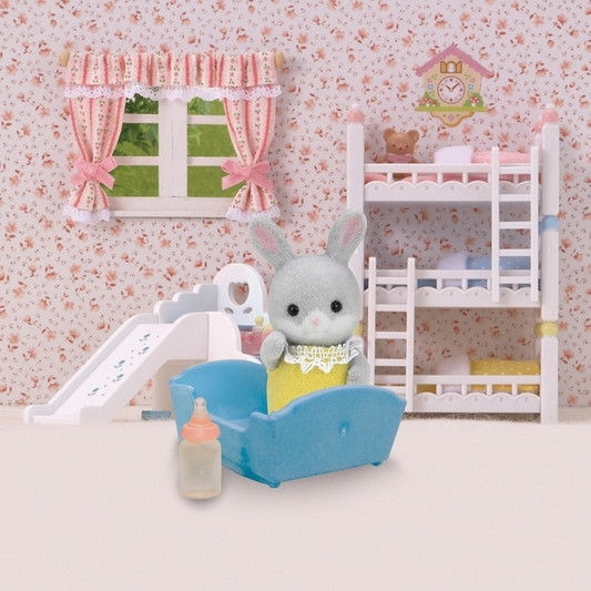 Epoch Toys Бебе Заек Cottontail Sylvanian Families за 3+ Години 10см