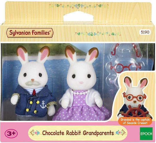 Epoch Toys Chocolate Rabbit Grandparents Sylvanian Families για 3+ Ετών 5.5εκ. (Διάφορα Σχέδια)