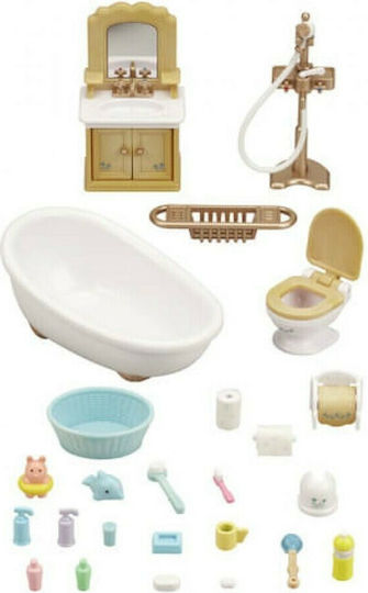 Epoch Toys Country Bathroom Set Sylvanian Families για 3+ Ετών