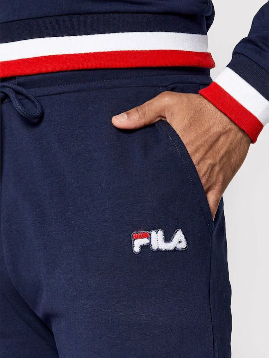 FILA Men's Winter Pajamas Set Blue